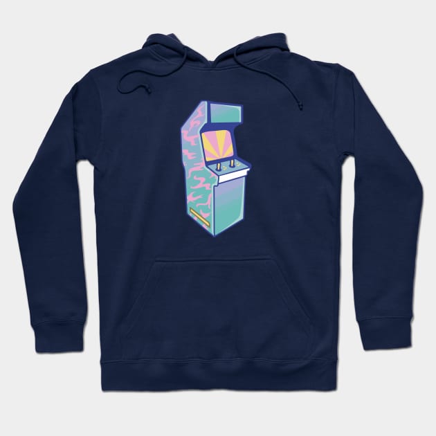 Funky Retro Arcade Machine Hoodie by SLAG_Creative